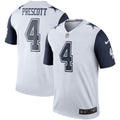 Men's Dallas Cowboys Dak Prescott White Legend Player Performance Top