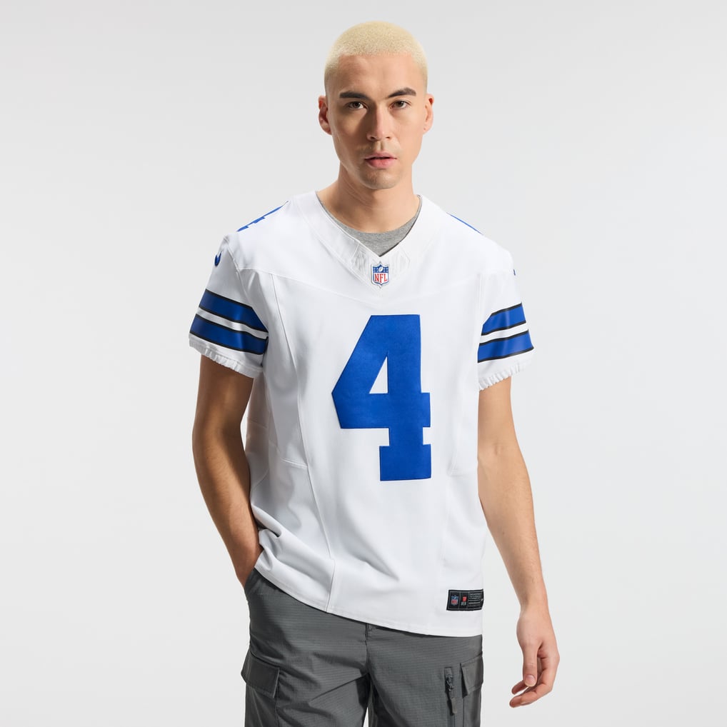 Men's Dallas Cowboys Dak Prescott White Vapor F.U.S.E. Elite Jersey