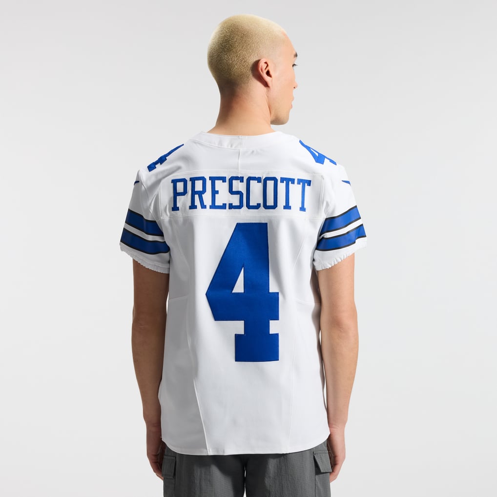 Men's Dallas Cowboys Dak Prescott White Vapor F.U.S.E. Elite Jersey