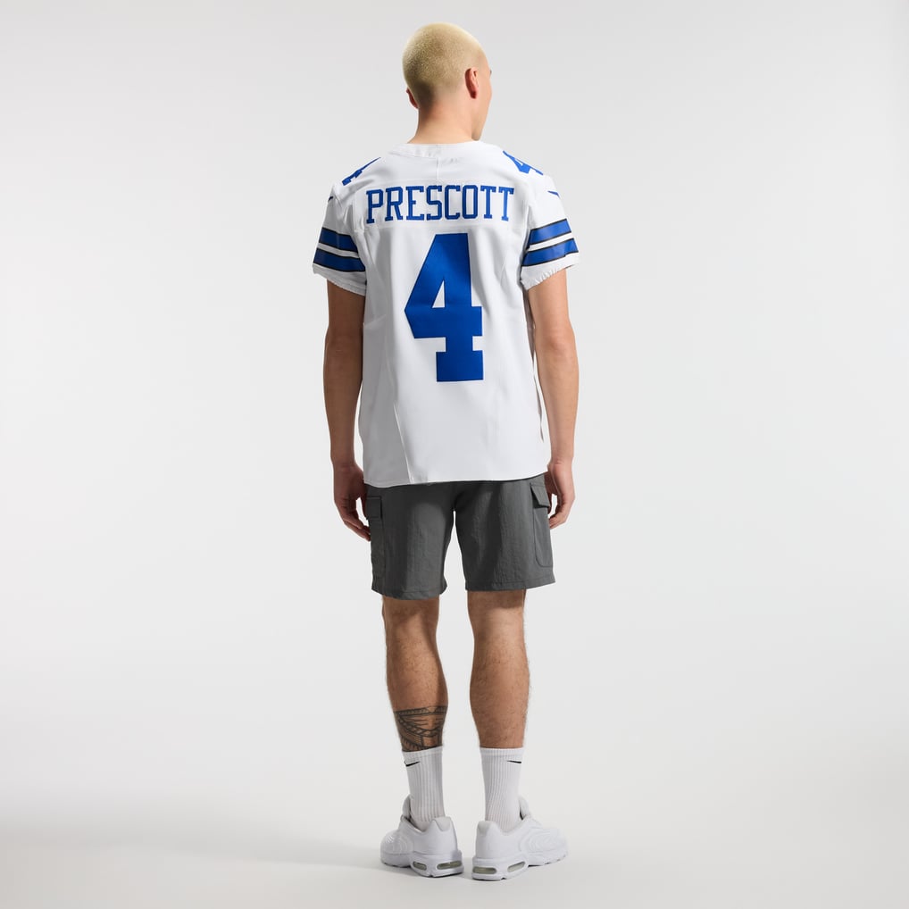 Men's Dallas Cowboys Dak Prescott White Vapor F.U.S.E. Elite Jersey