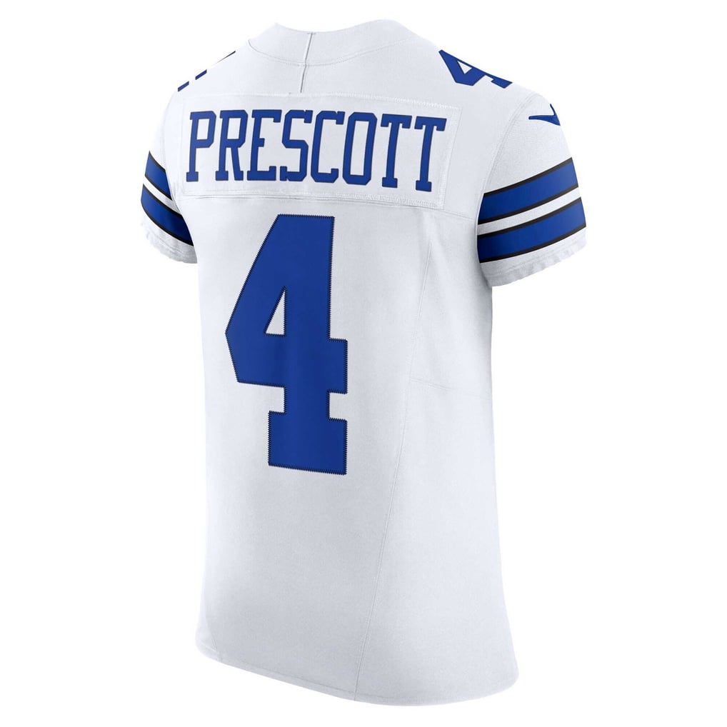 Men's Dallas Cowboys Dak Prescott White Vapor F.U.S.E. Elite Jersey