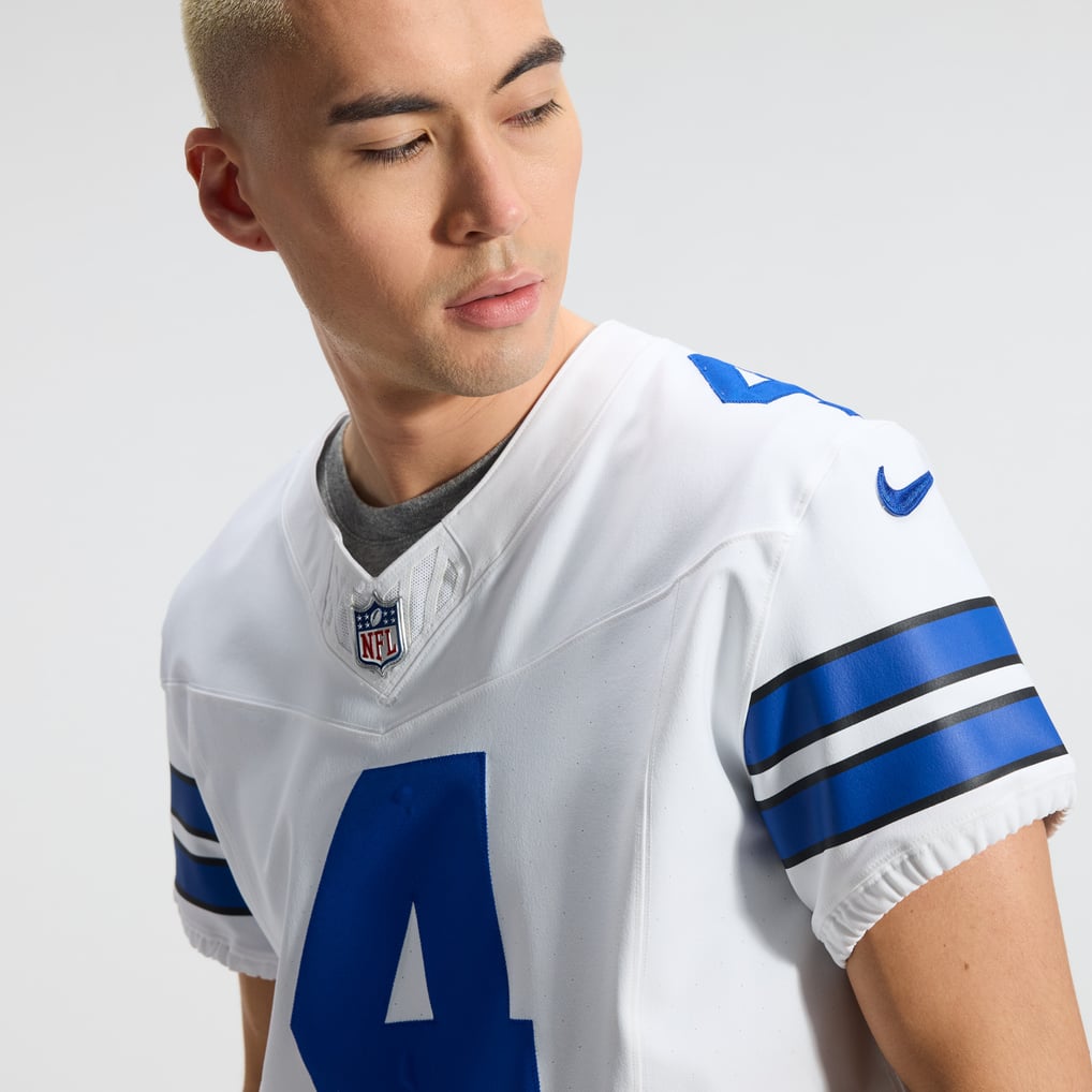 Men's Dallas Cowboys Dak Prescott White Vapor F.U.S.E. Elite Jersey