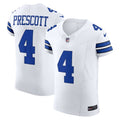 Men's Dallas Cowboys Dak Prescott White Vapor F.U.S.E. Elite Jersey
