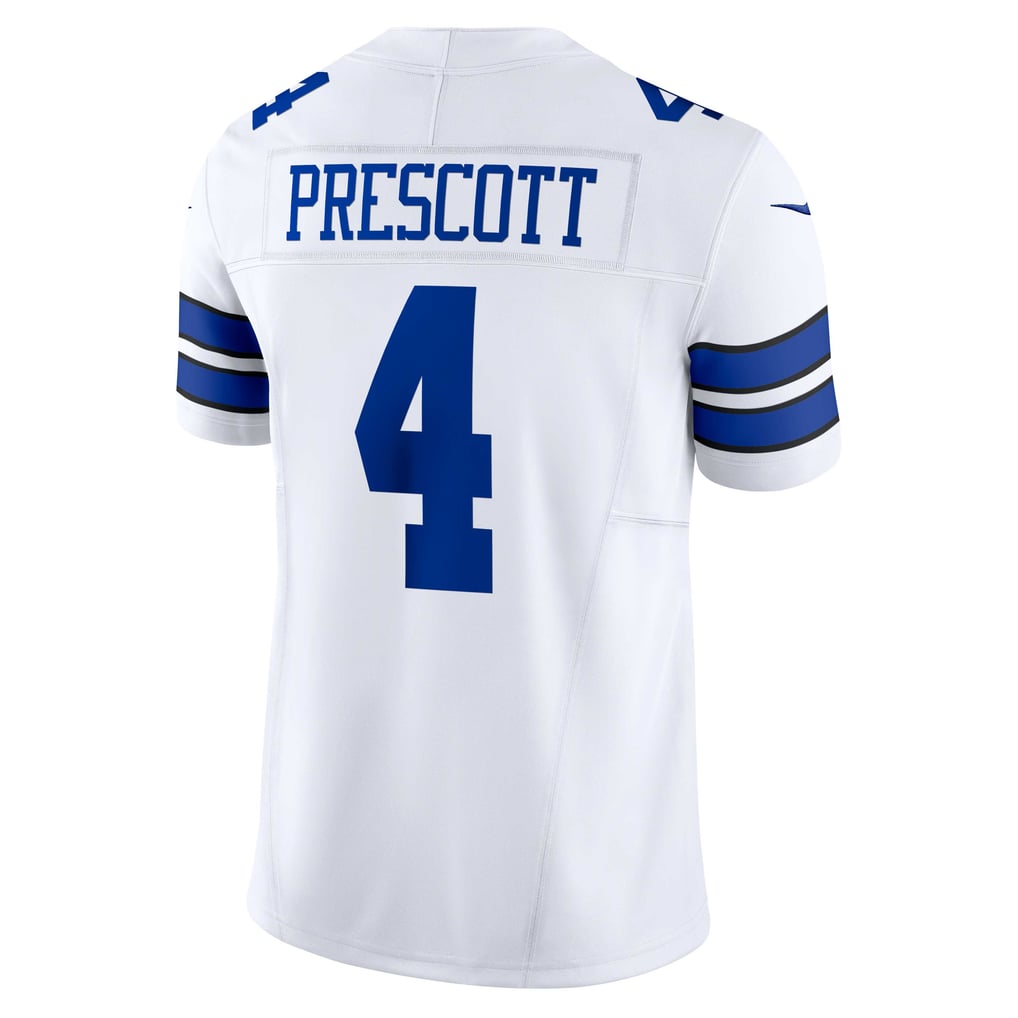 Men's Dallas Cowboys Dak Prescott White Vapor F.U.S.E. Limited Jersey