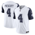 Men's Dallas Cowboys Dak Prescott White Vapor F.U.S.E. Limited Jersey
