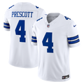 Men's Dallas Cowboys Dak Prescott White Vapor F.U.S.E. Stitched Limited Jersey