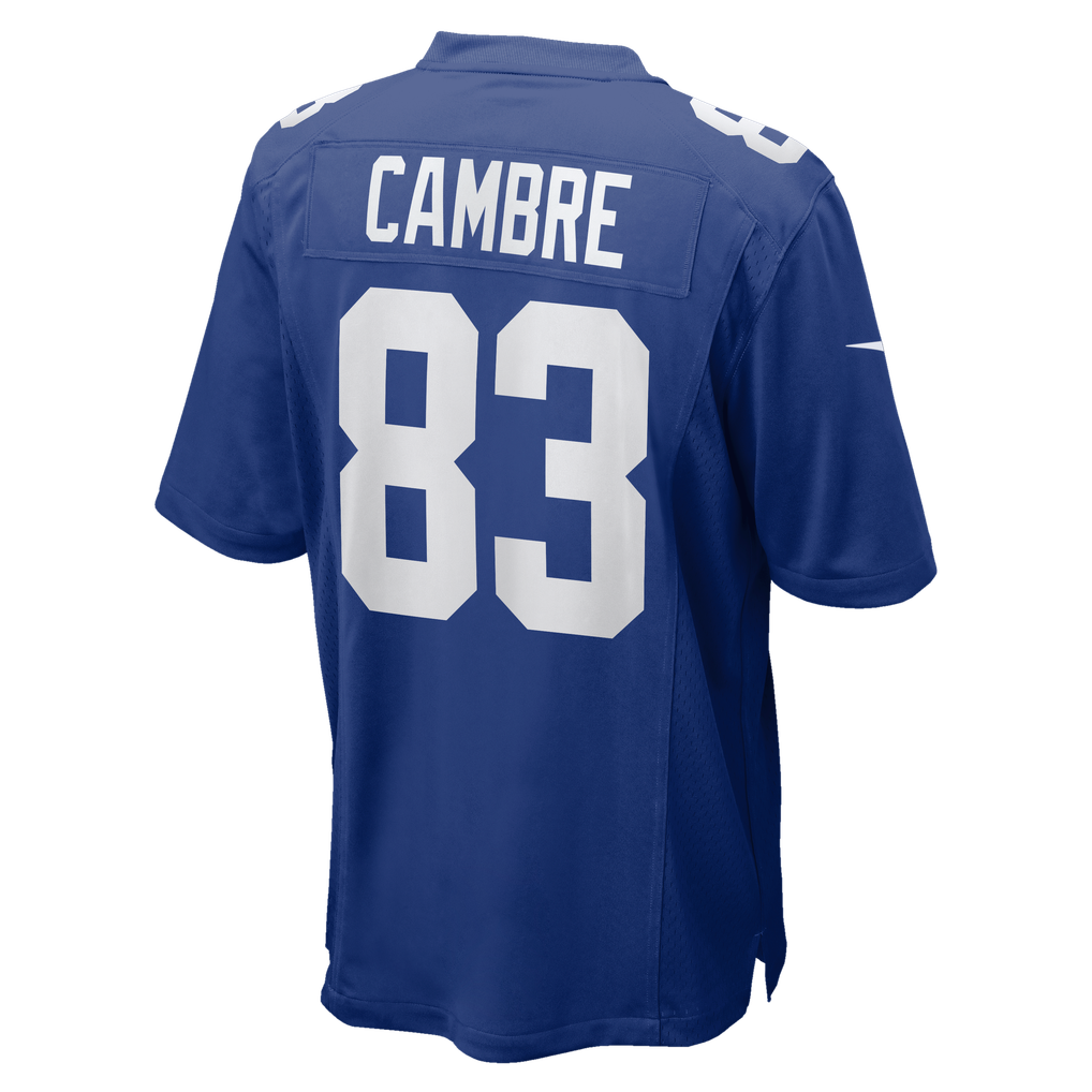 Men's New York Giants Dalen Cambre Royal Team Game Jersey