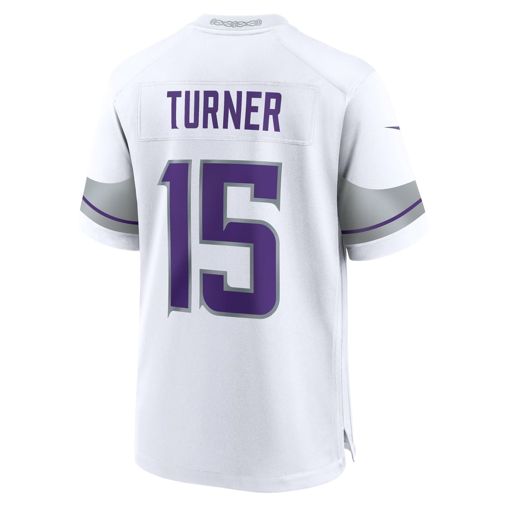 Men's Minnesota Vikings Dallas Turner White Alternate Game Jersey
