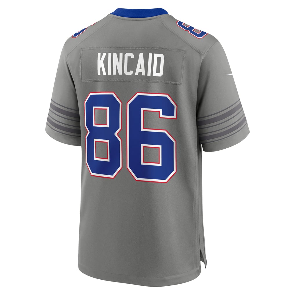 Men's Buffalo Bills Dalton Kincaid Gray Nickel City Game Jersey