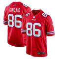 Men's Buffalo Bills Dalton Kincaid Red Alternate Game Jersey