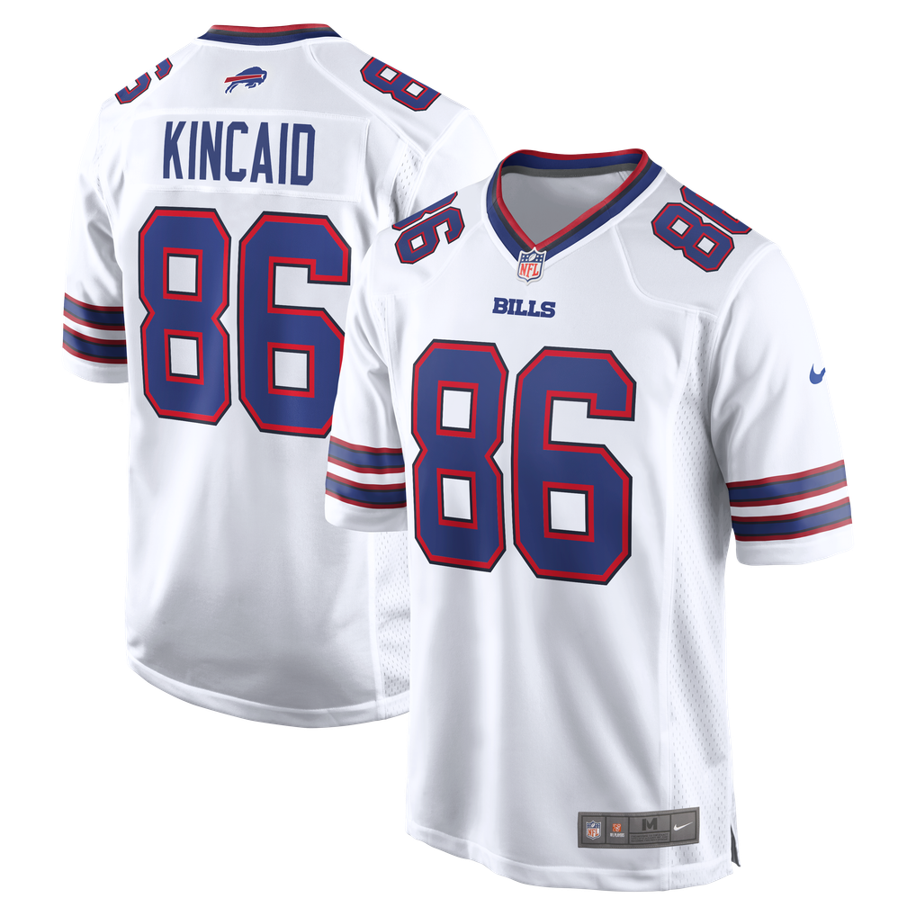 Men's Buffalo Bills Dalton Kincaid White Game Jersey