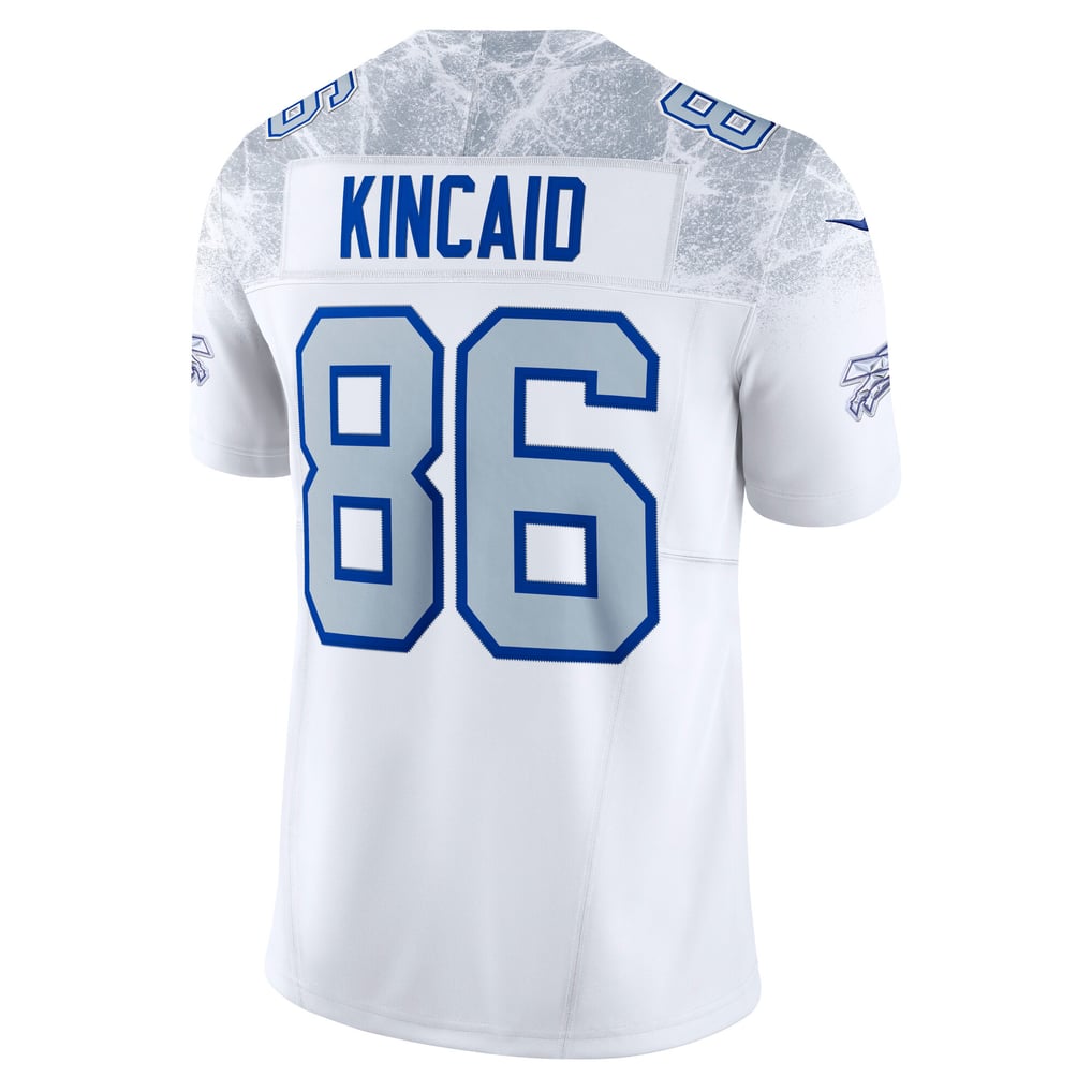 Men's Buffalo Bills Dalton Kincaid White Rivalries Collection Stitched Limited Jersey
