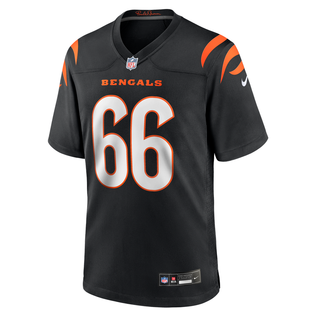 Men's Cincinnati Bengals Dalton Risner Black Team Game Jersey