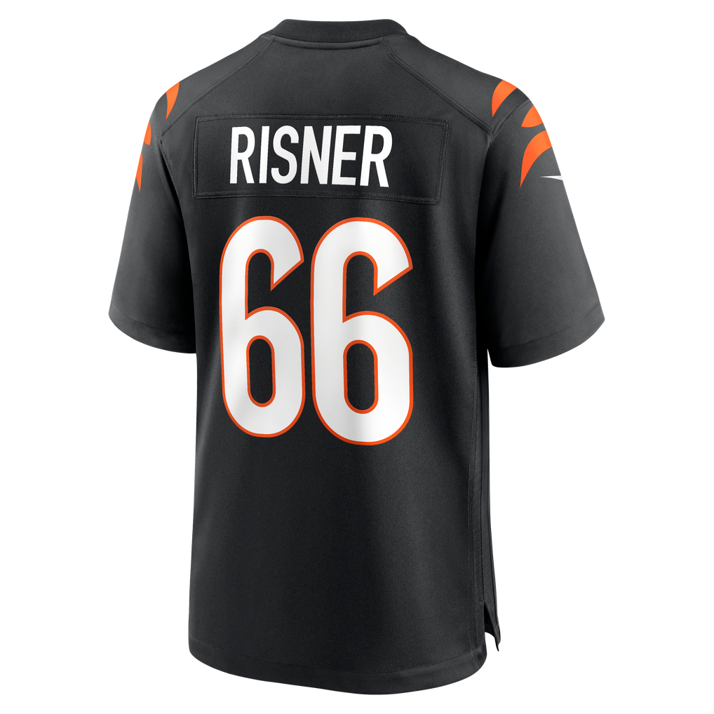 Men's Cincinnati Bengals Dalton Risner Black Team Game Jersey