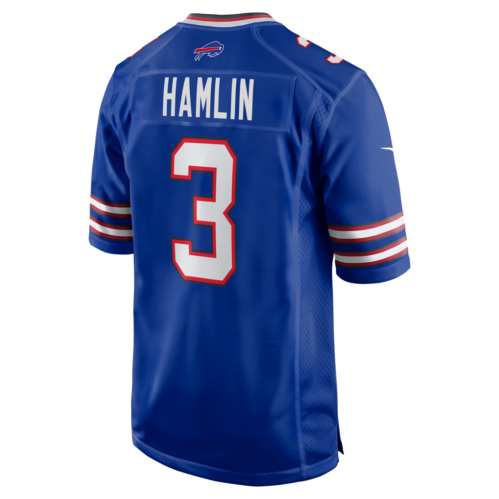 Men's Buffalo Bills Damar Hamlin Royal Game Jersey