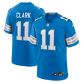 Men's Detroit Lions Damone Clark Blue Team Game Jersey