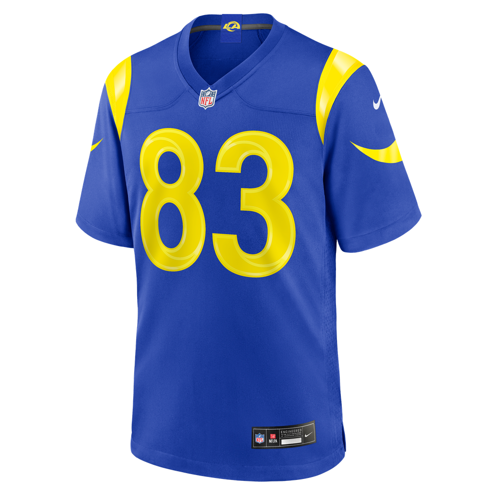 Men's Los Angeles Rams Dan Villari Royal Team Game Jersey