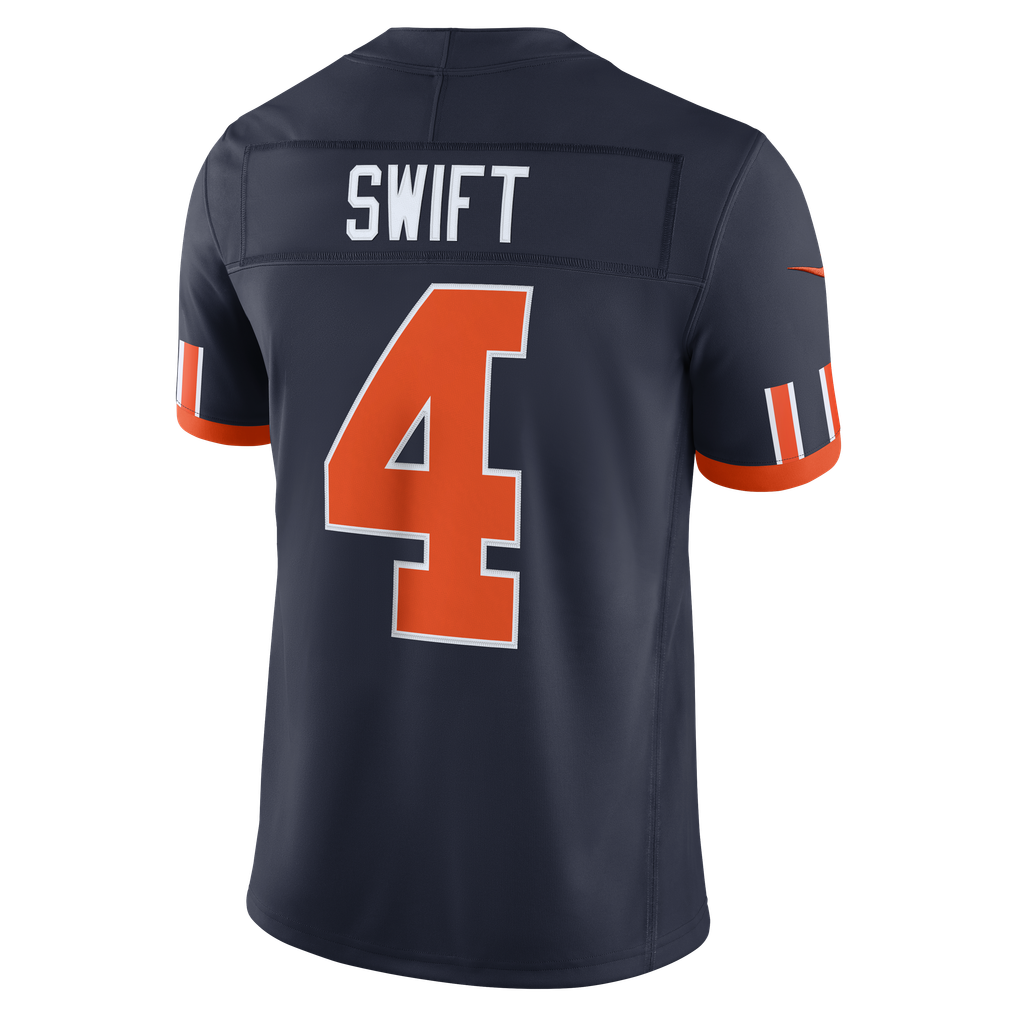 Men's Chicago Bears D'Andre Swift Navy 2026 Rivalries Collection Game Jersey