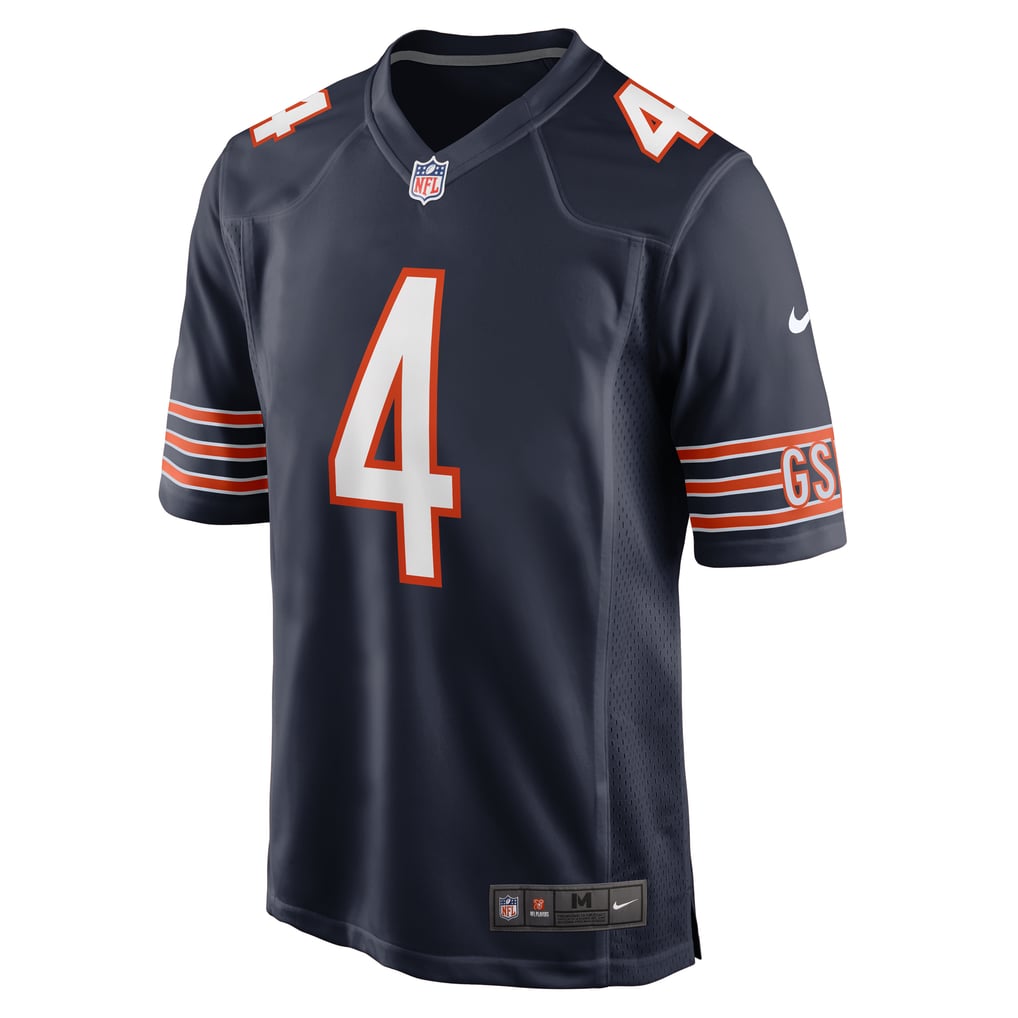 Men's Chicago Bears D'Andre Swift Navy Game Jersey