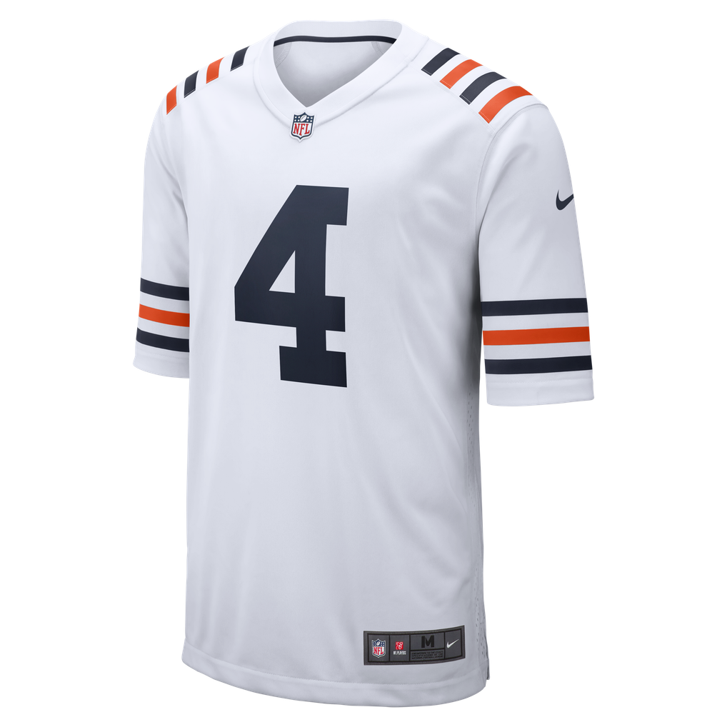 Men's Chicago Bears D'Andre Swift White Alternate Game Jersey
