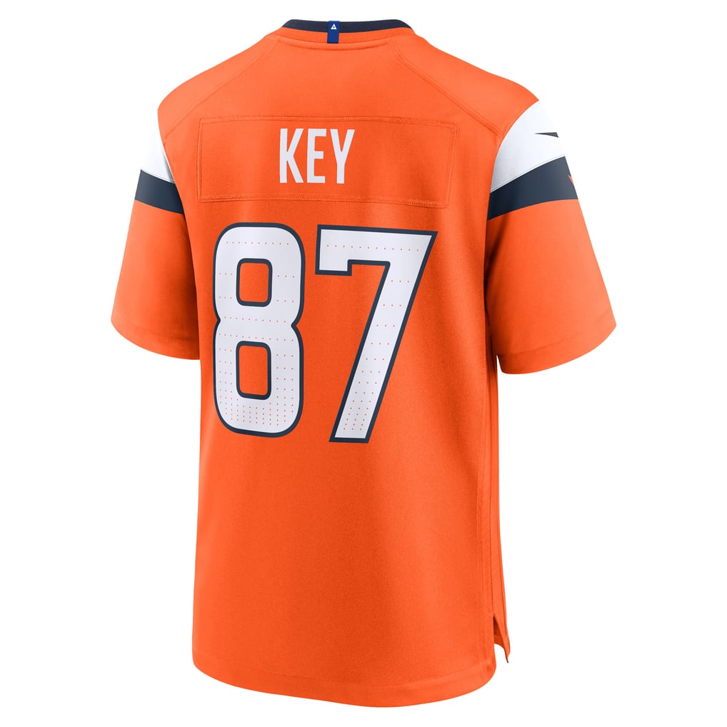 Men's Denver Broncos Dane Key Orange Team Game Jersey