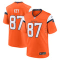 Men's Denver Broncos Dane Key Orange Team Game Jersey