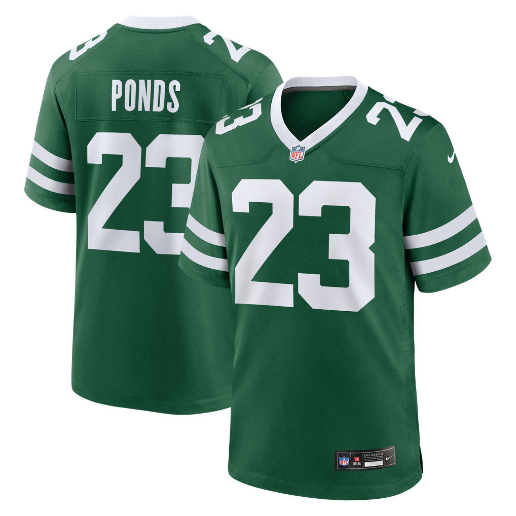 Men's New York Jets D'Angelo Ponds Legacy Green Game Jersey