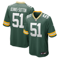 Men's Green Bay Packers Dani Dennis-Sutton Green Team Game Jersey