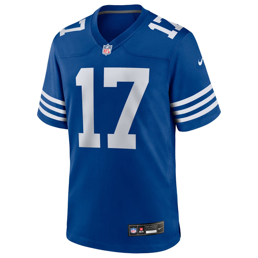 Men's Indianapolis Colts Daniel Jones Royal Alternate Game Jersey
