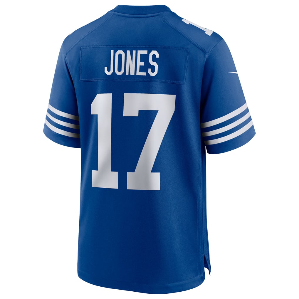 Men's Indianapolis Colts Daniel Jones Royal Alternate Game Jersey