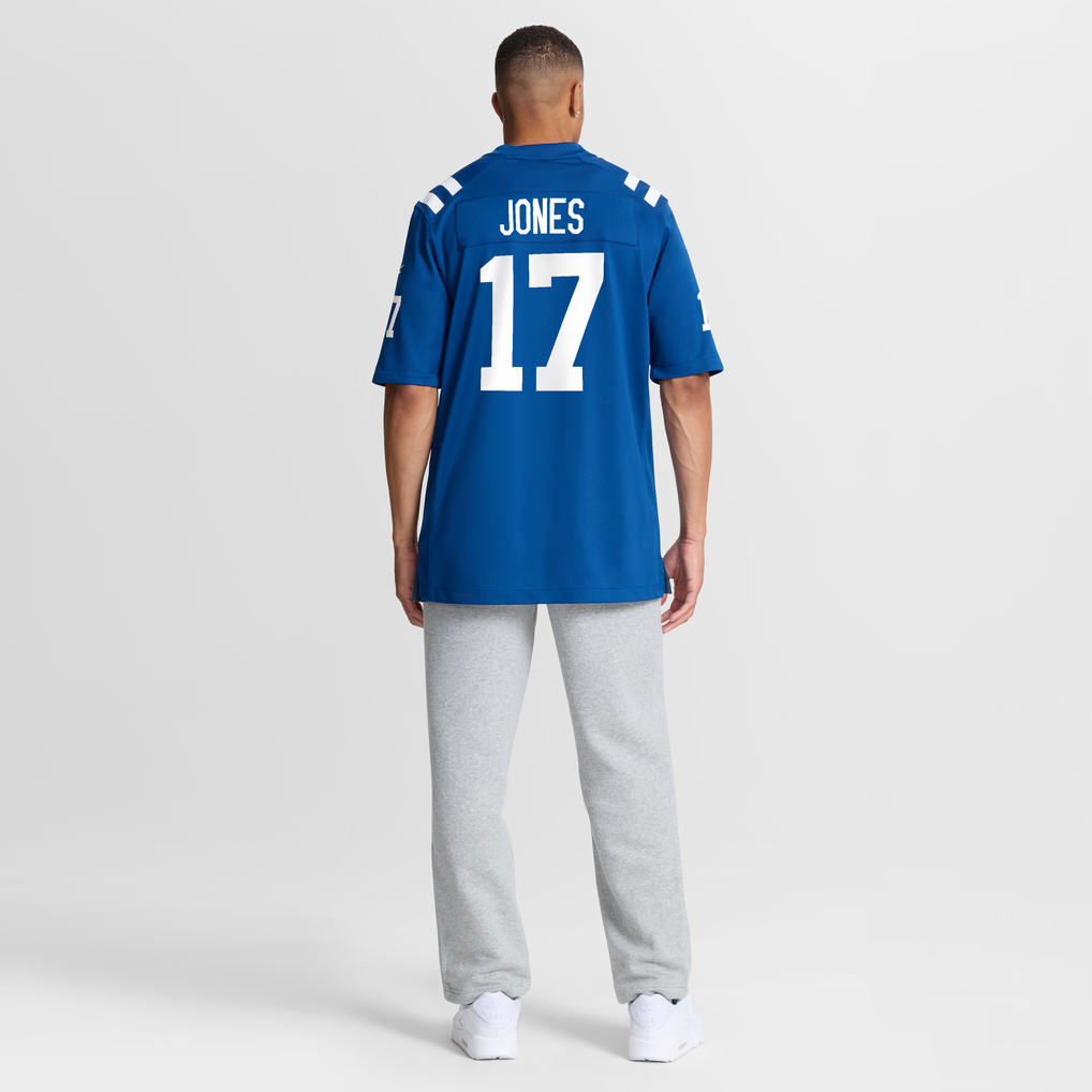Men's Indianapolis Colts Daniel Jones Royal Team Game Jersey