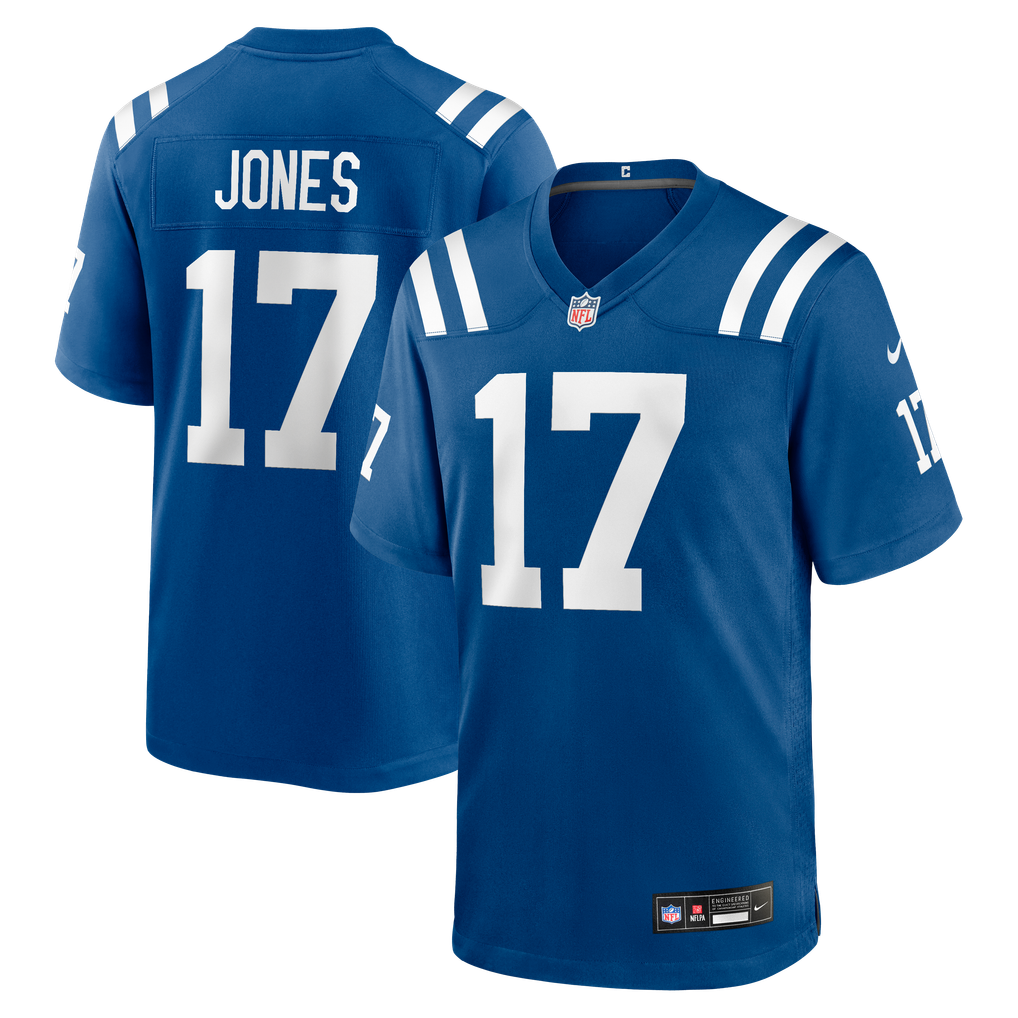 Men's Indianapolis Colts Daniel Jones Royal Team Game Jersey