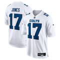 Men's Indianapolis Colts Daniel Jones Tundra White Fashion Game Jersey