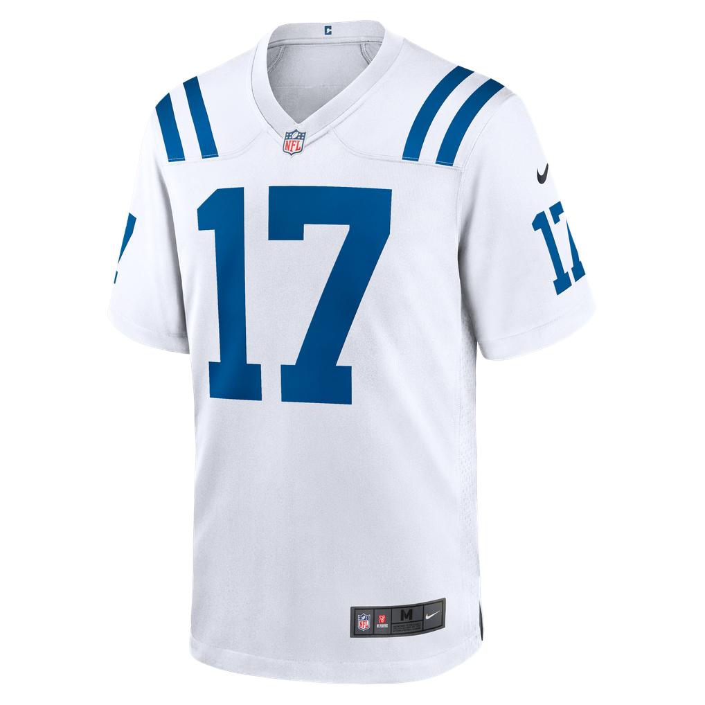 Men's Indianapolis Colts Daniel Jones White Game Jersey