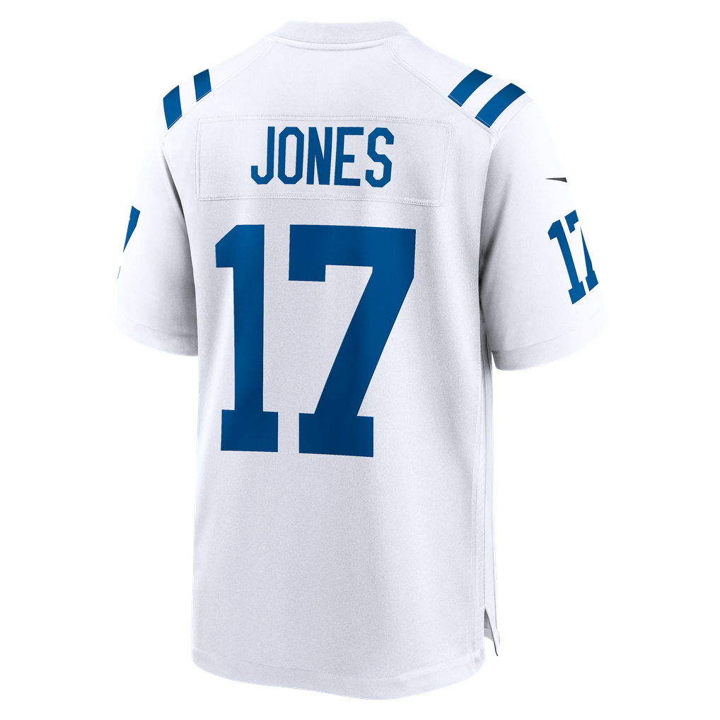 Men's Indianapolis Colts Daniel Jones White Game Jersey