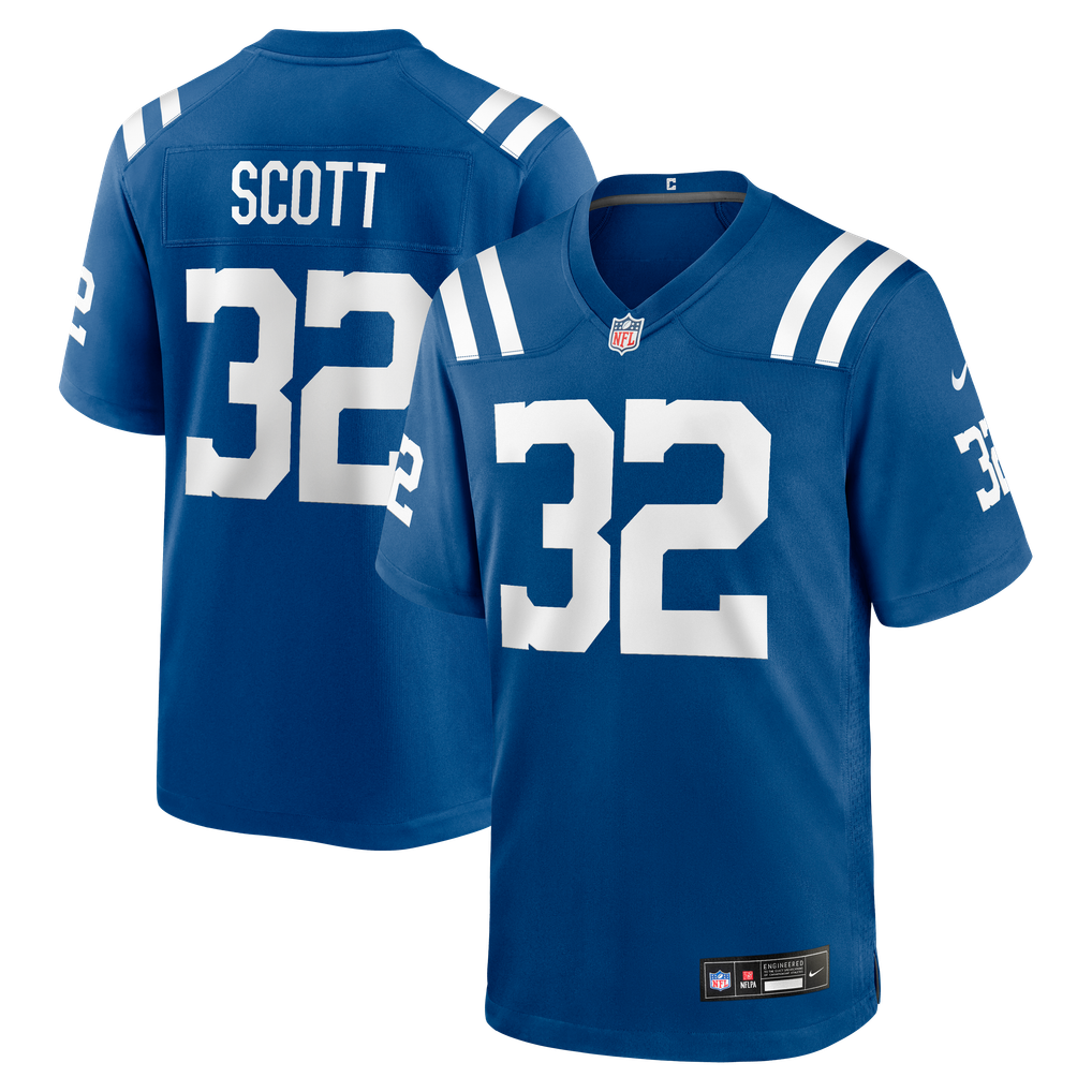 Men's Indianapolis Colts Daniel Scott Royal Team Game Jersey