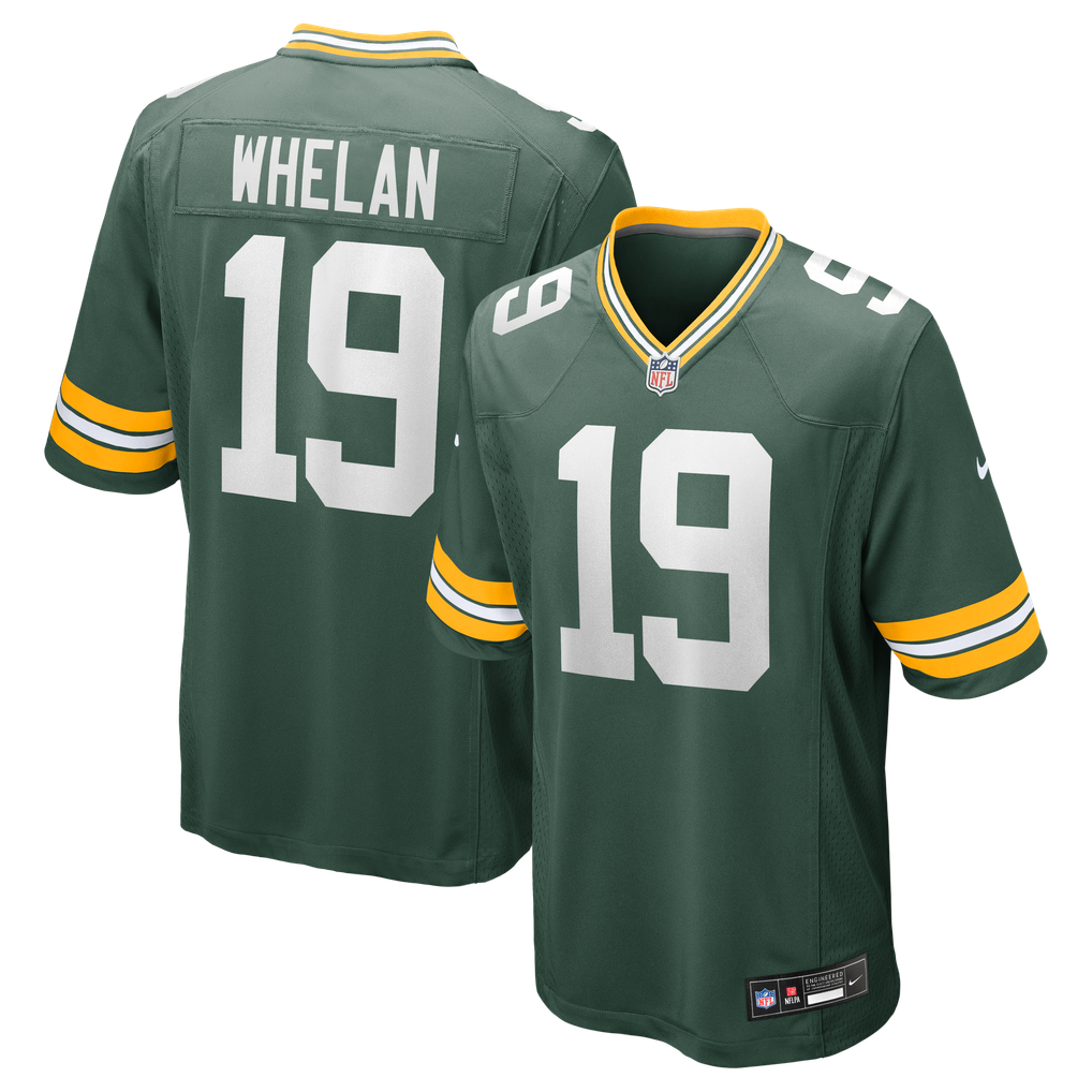 Men's Green Bay Packers Daniel Whelan Green Game Jersey