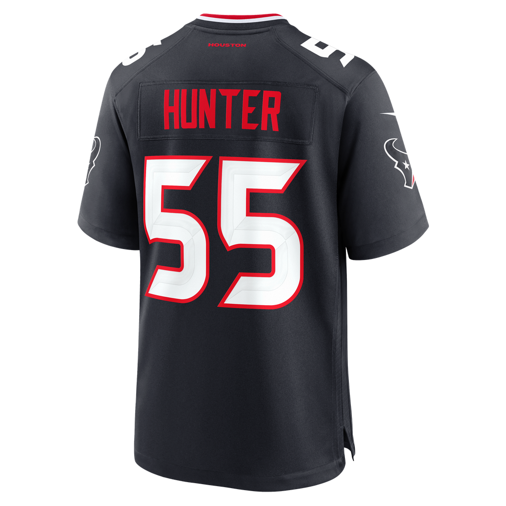 Men's Houston Texans Danielle Hunter Navy Team Game Jersey