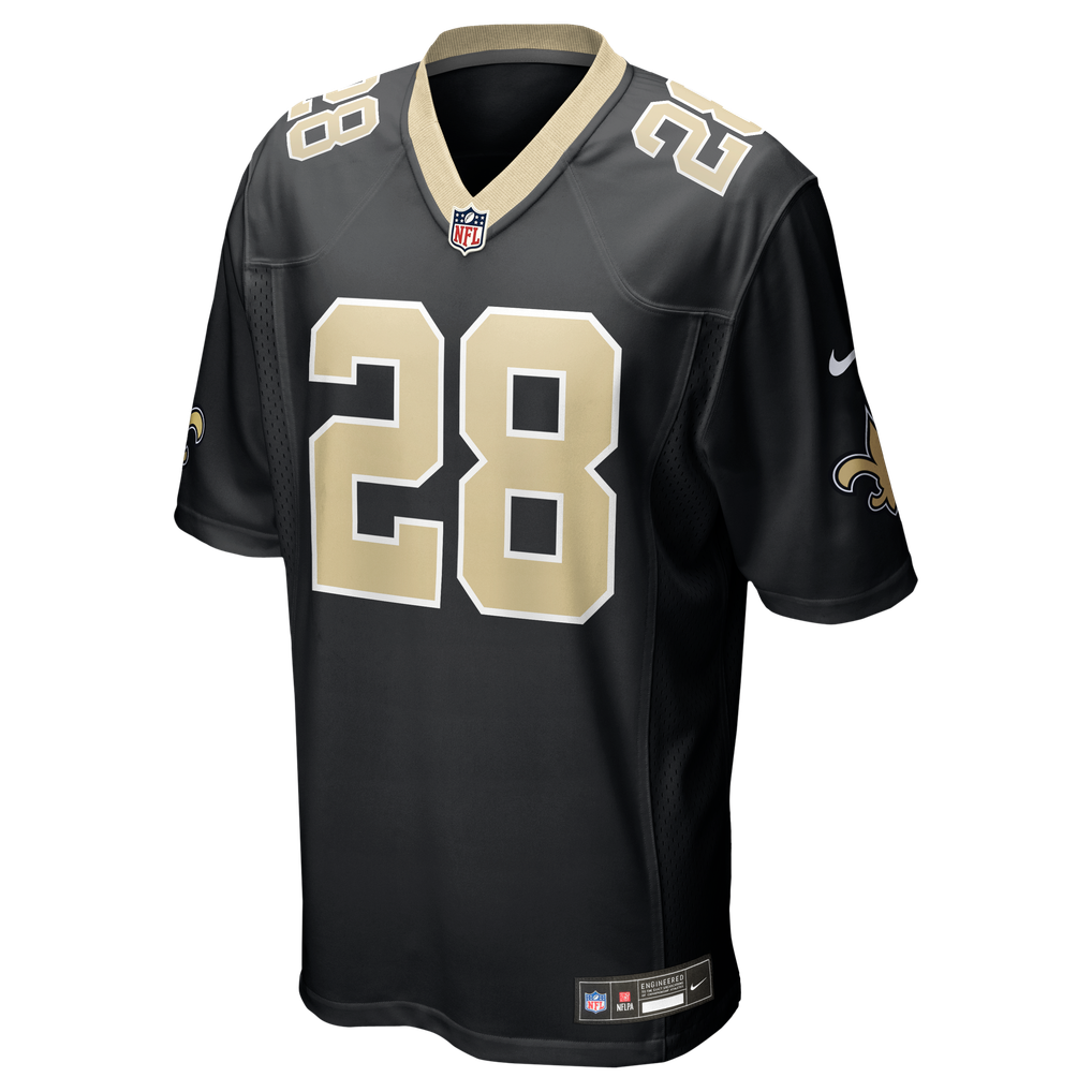 Men's New Orleans Saints Danny Stutsman Black Team Game Jersey