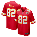 Men's Kansas City Chiefs Dante Hall Red Retired Player Game Jersey