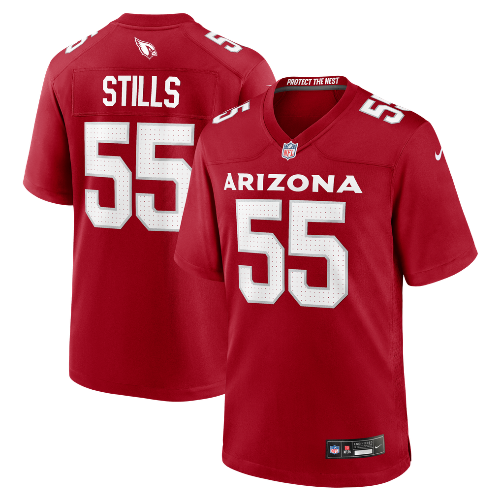 Men's Arizona Cardinals Dante Stills Cardinal Team Game Jersey