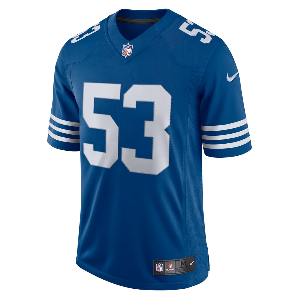 Men's Indianapolis Colts Darius Leonard Royal Alternate Vapor Limited Jersey