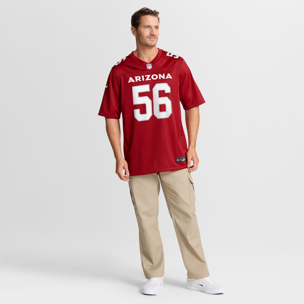 Men's Arizona Cardinals Darius Robinson Cardinal Player Game Jersey
