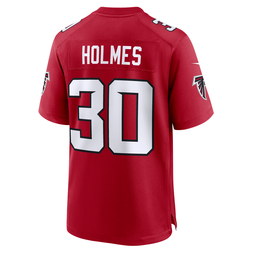 Men's Atlanta Falcons Darnay Holmes Red Team Game Jersey