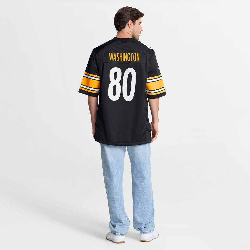 Men's Pittsburgh Steelers Darnell Washington Black Game Jersey