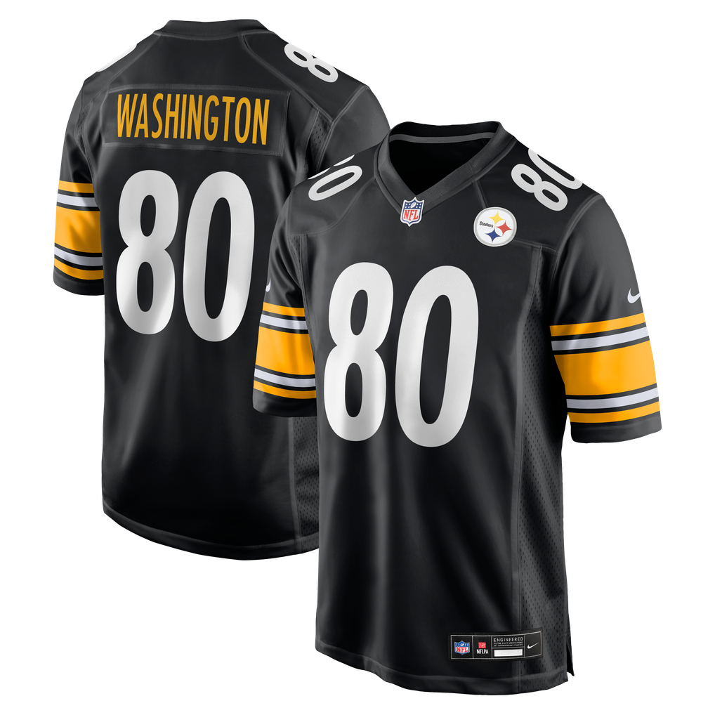 Men's Pittsburgh Steelers Darnell Washington Black Game Jersey