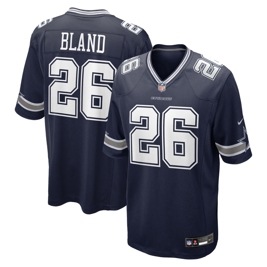 Men's Dallas Cowboys DaRon Bland Navy Game Jersey