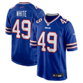 Men's Buffalo Bills DaShaun White Royal Team Game Jersey