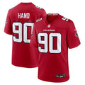 Men's Atlanta Falcons Da'Shawn Hand Red Team Game Jersey