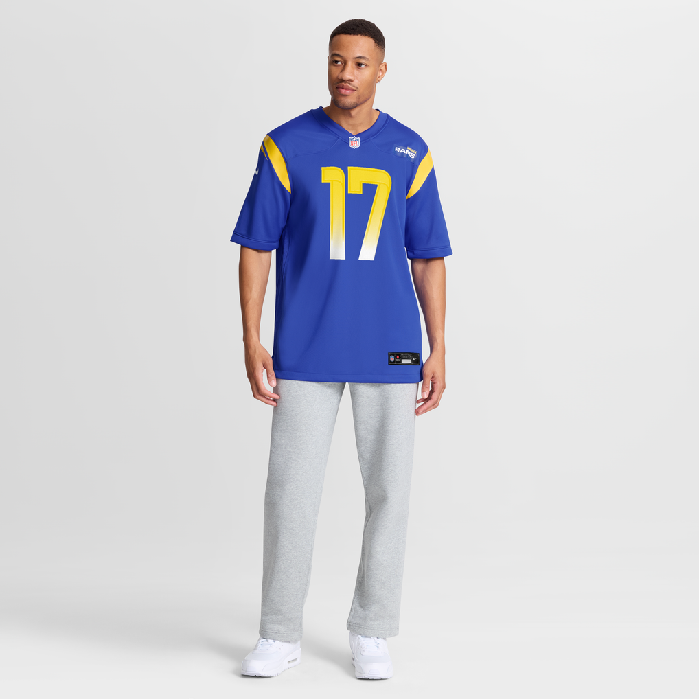 Men's Los Angeles Rams Davante Adams Royal Game Player Jersey
